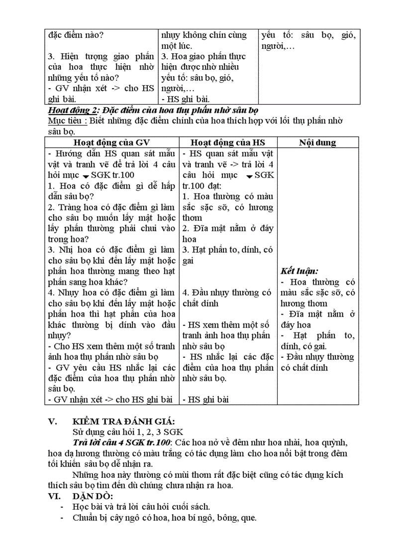 image for page Giáo án Sinh 6 từ tiết 30 đến hết năm