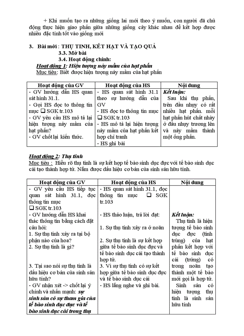 image for page Giáo án Sinh 6 từ tiết 30 đến hết năm