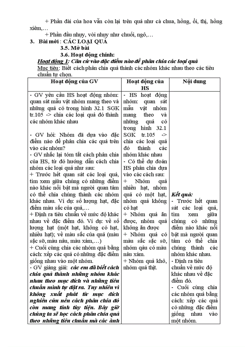 image for page Giáo án Sinh 6 từ tiết 30 đến hết năm