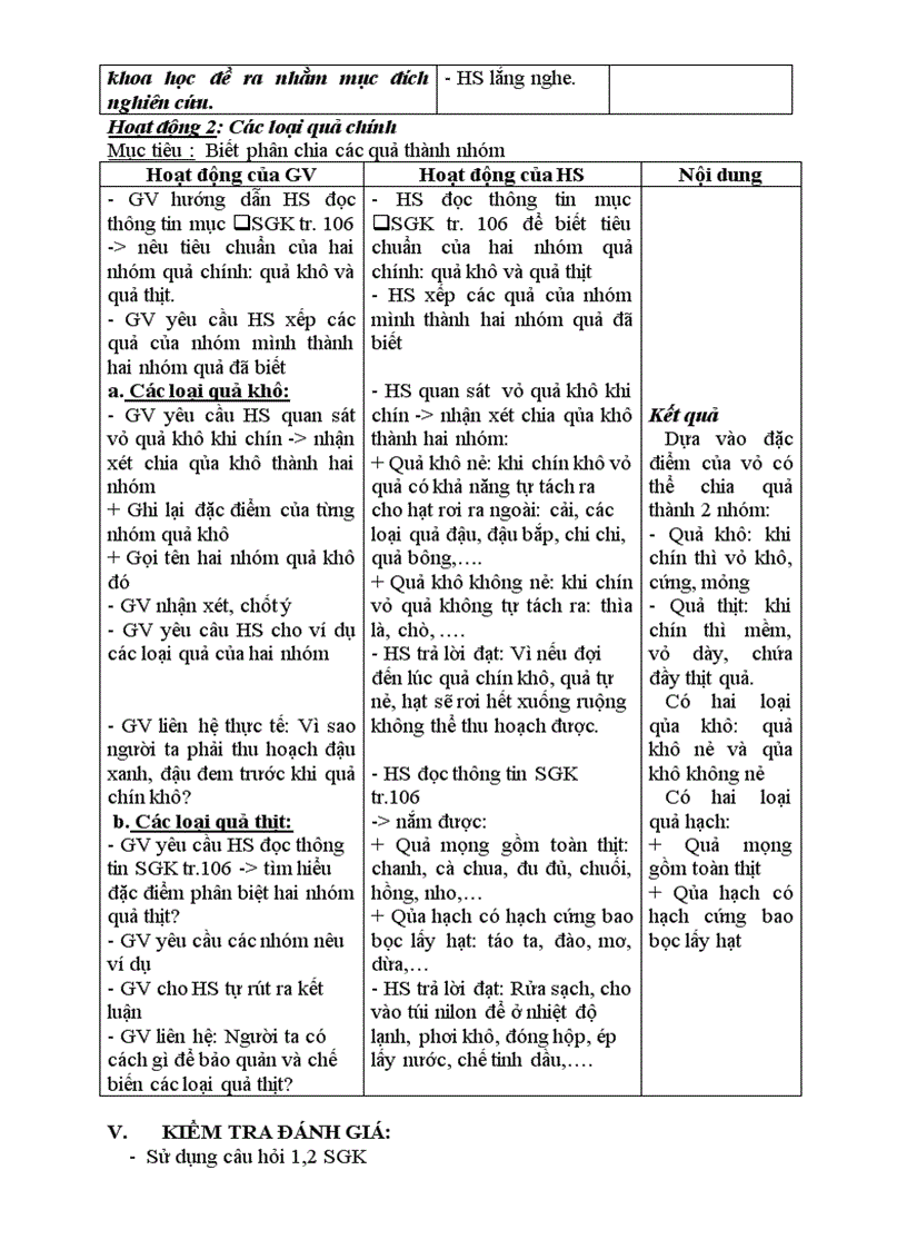 image for page Giáo án Sinh 6 từ tiết 30 đến hết năm