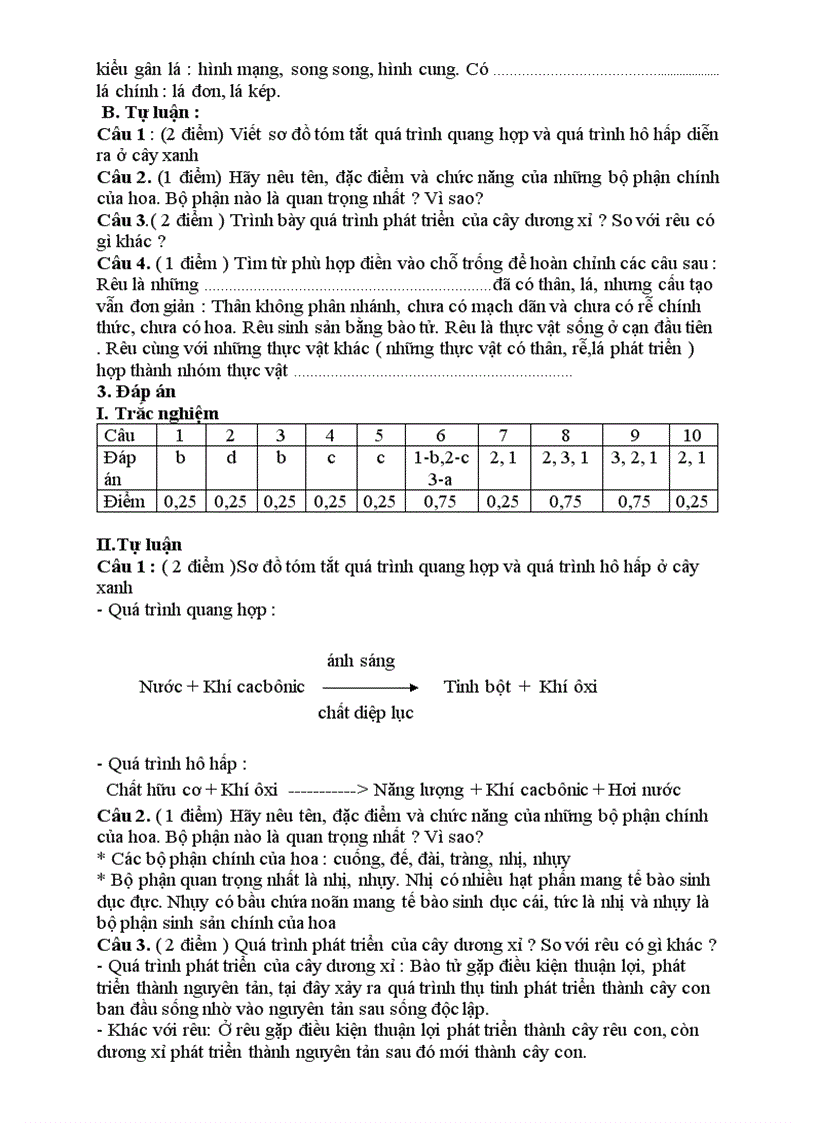 image for page Giáo án Sinh 6 từ tiết 30 đến hết năm