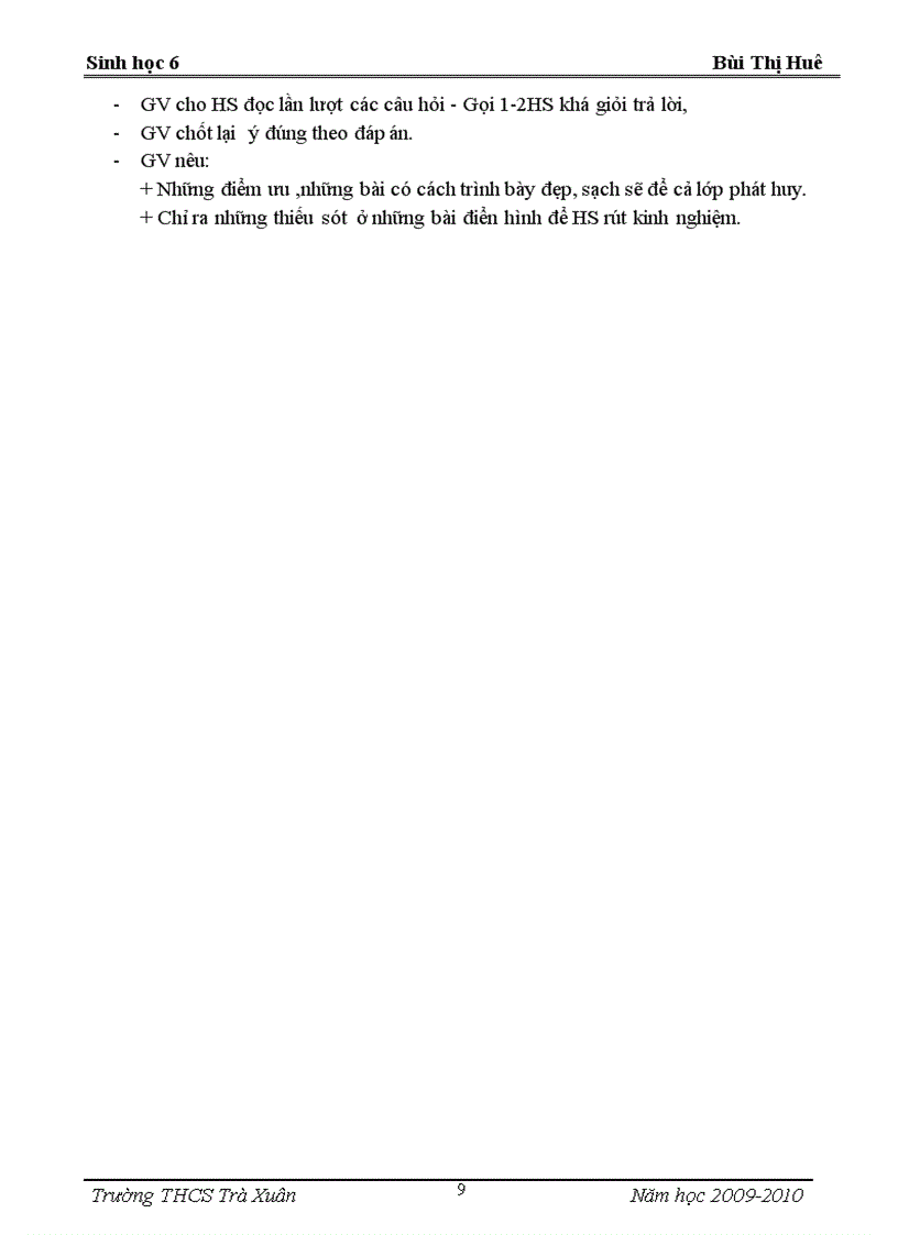 image for page Giao an Sinh 6 tuan 34 35 va ĐKT