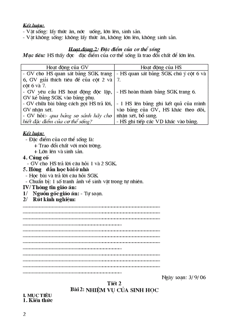 image for page Giao an sinh 6 2cot 70tiet