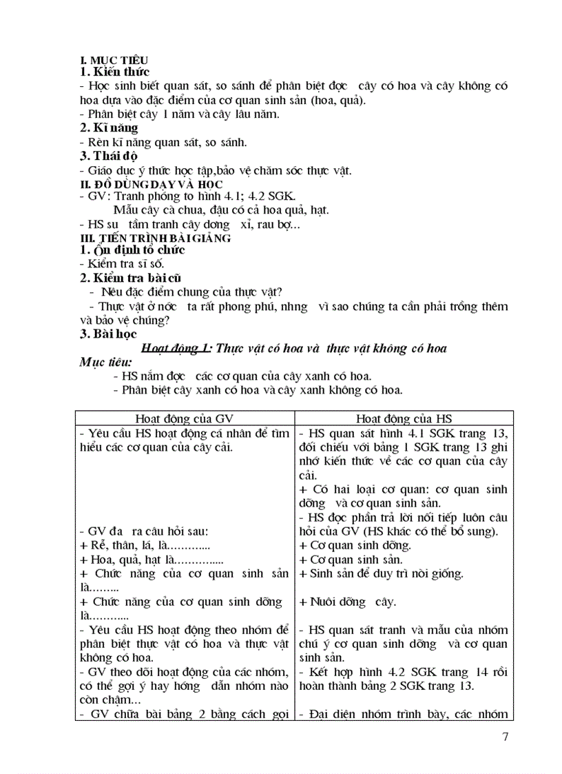 image for page Giao an sinh 6 2cot 70tiet