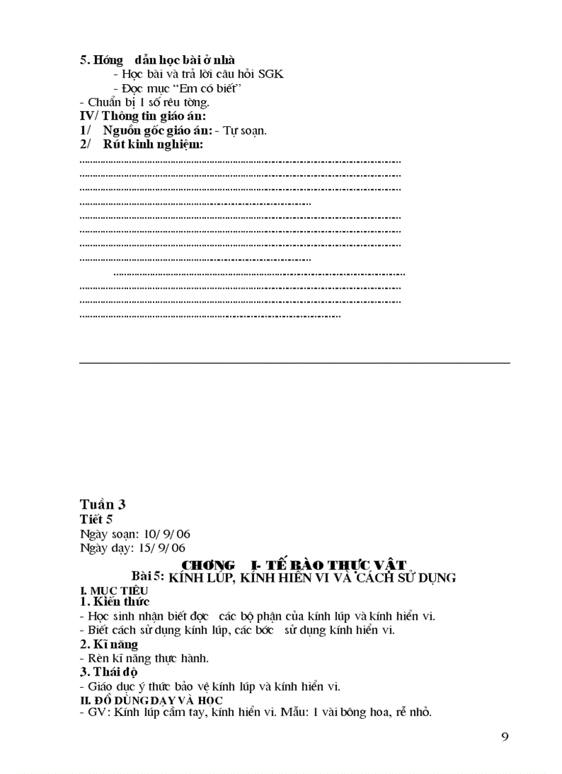 image for page Giao an sinh 6 2cot 70tiet