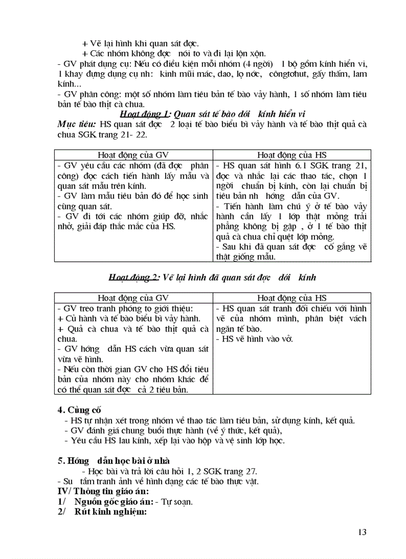 image for page Giao an sinh 6 2cot 70tiet