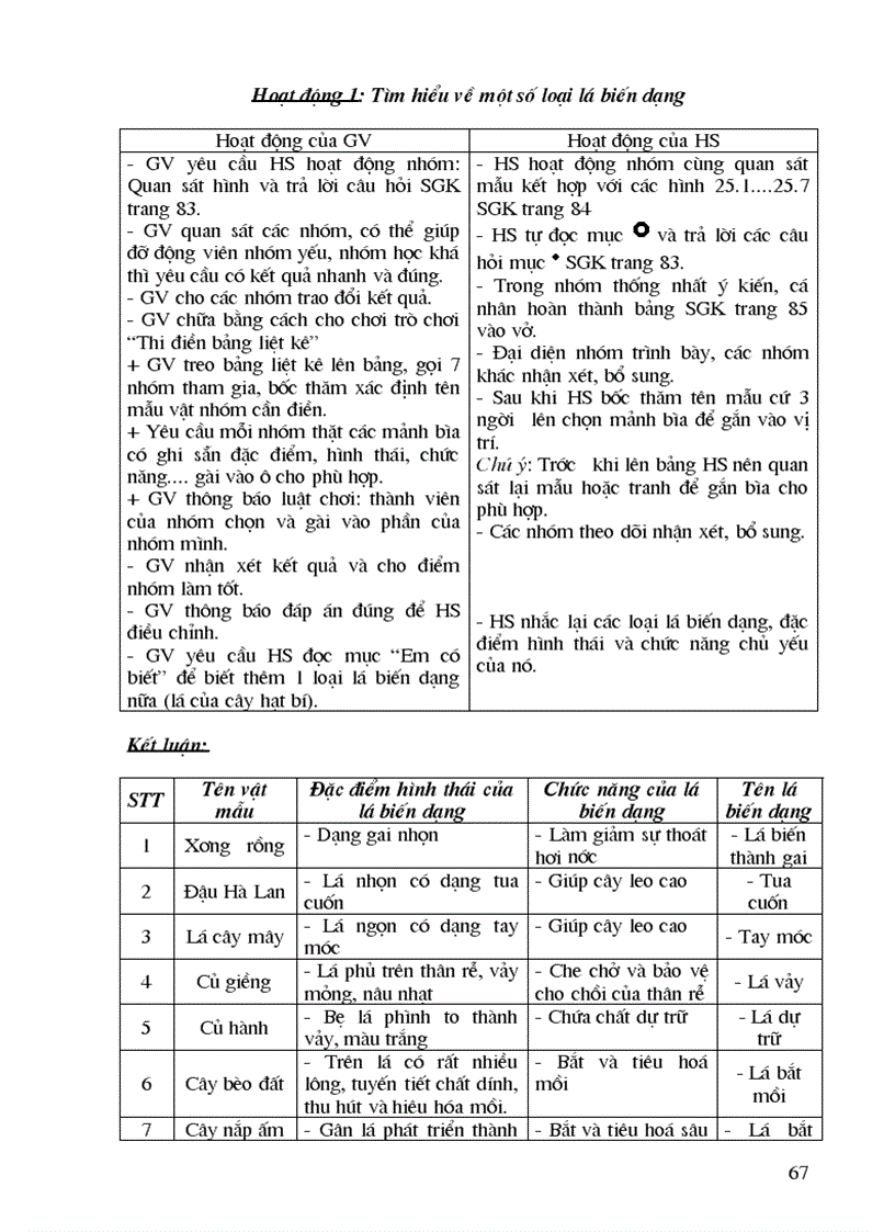 image for page Giao an sinh 6 2cot 70tiet