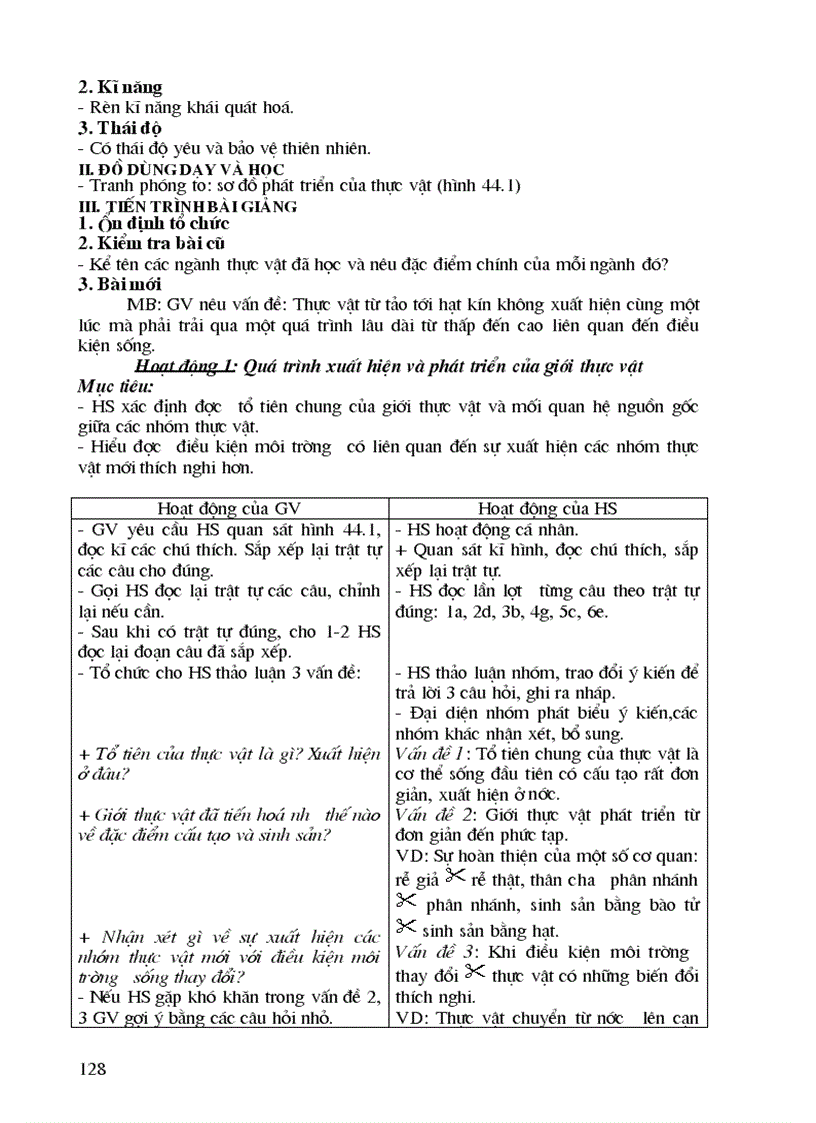 image for page Giao an sinh 6 2cot 70tiet