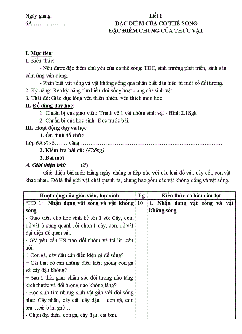 image for page Giao an sinh 6 t1 15