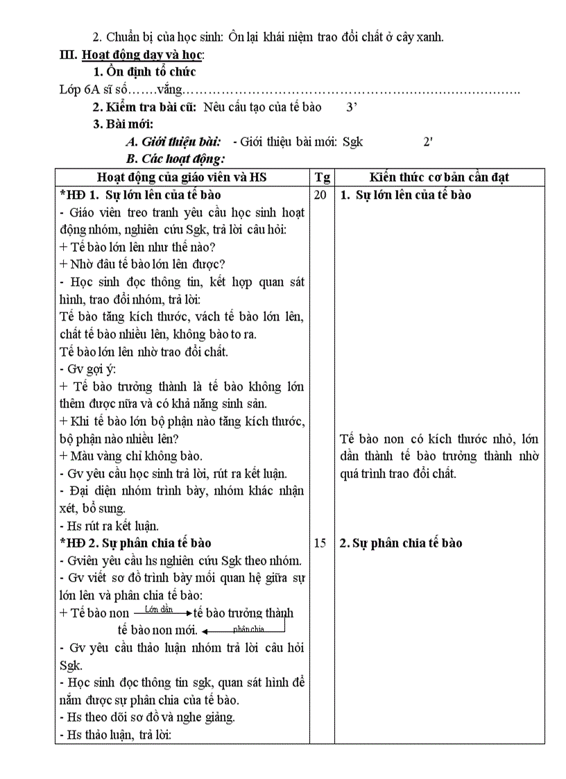 image for page Giao an sinh 6 t1 15