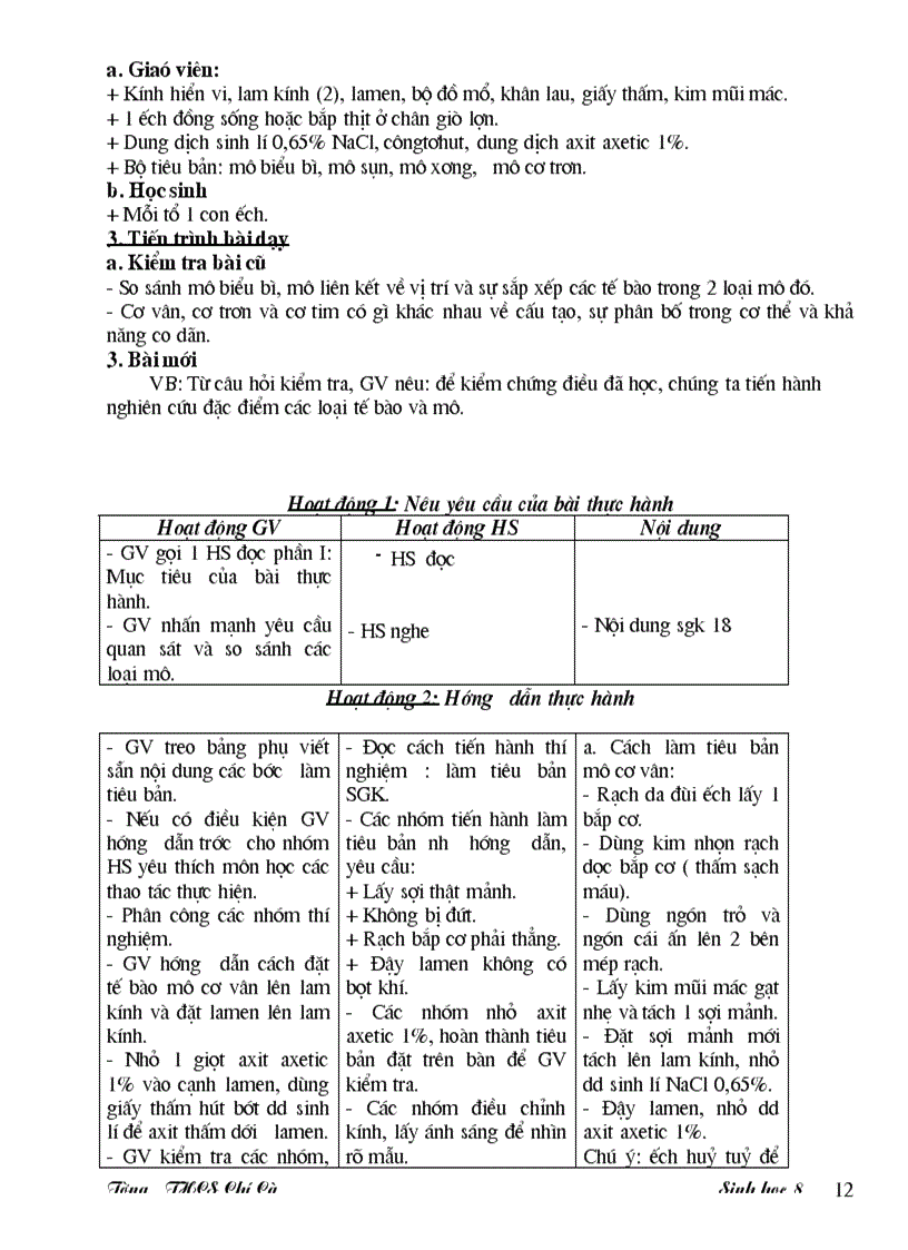 image for page Giao an sinh 8 3 cot theo chuan