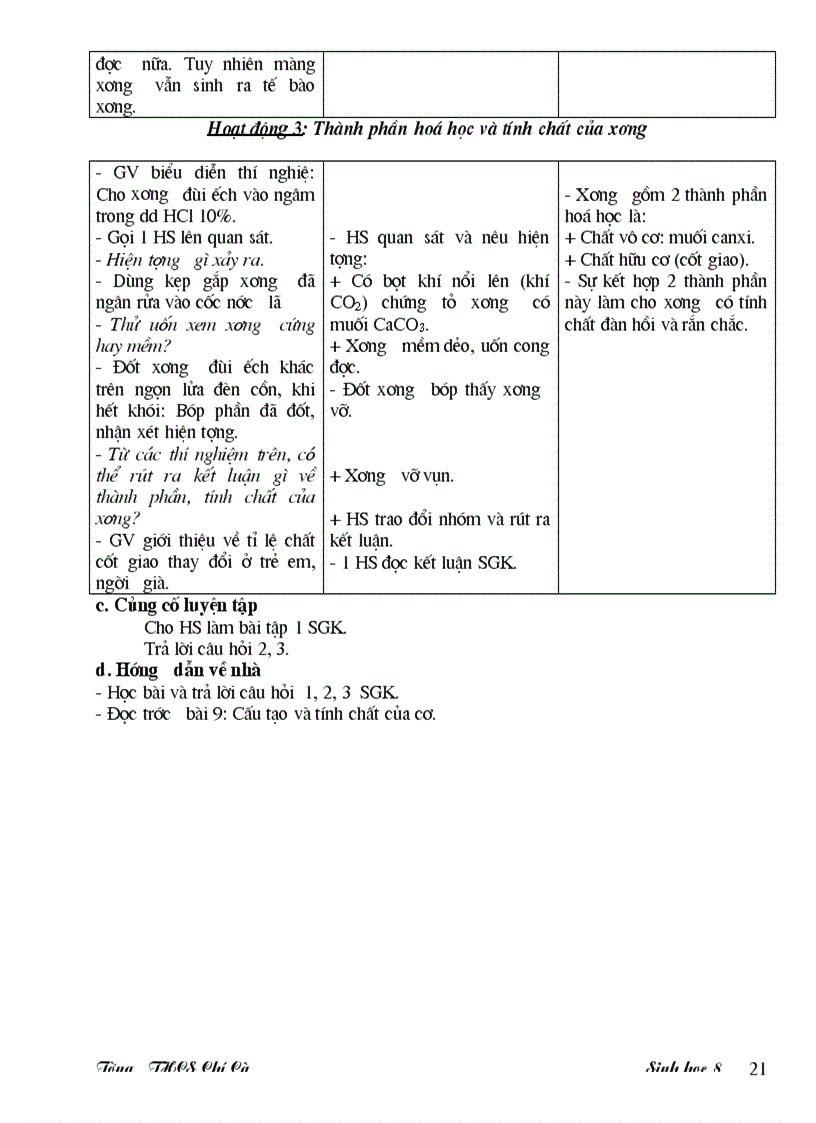 image for page Giao an sinh 8 3 cot theo chuan