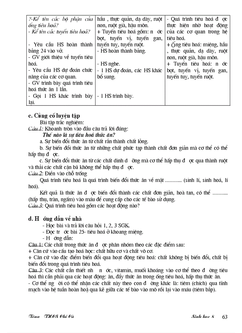 image for page Giao an sinh 8 3 cot theo chuan