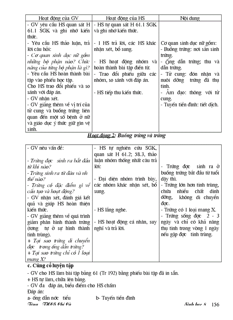 image for page Giao an sinh 8 3 cot theo chuan