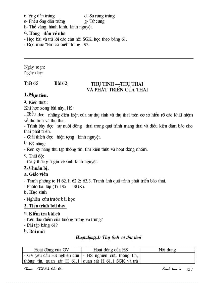 image for page Giao an sinh 8 3 cot theo chuan