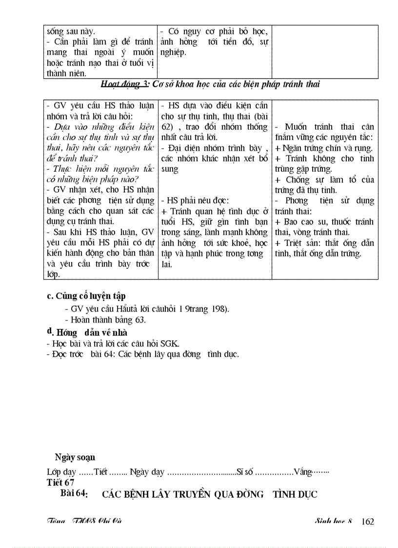 image for page Giao an sinh 8 3 cot theo chuan