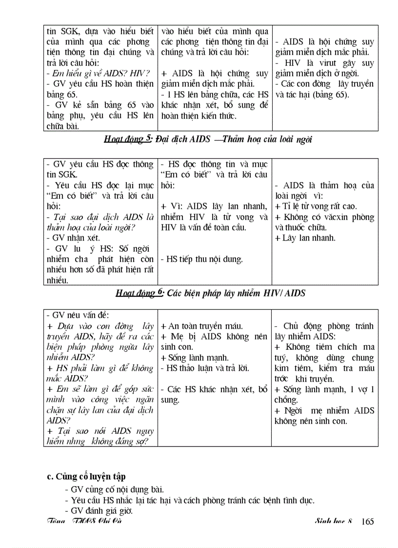 image for page Giao an sinh 8 3 cot theo chuan