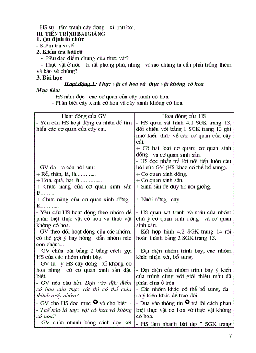 image for page Giao an sinh hoc 6 70 tiet