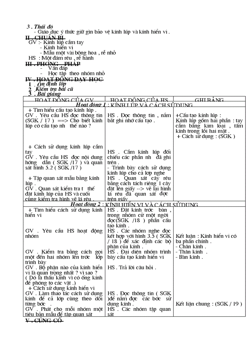 image for page Giáo án Sinh học 6 chuẩn kiến thức kỹ năng