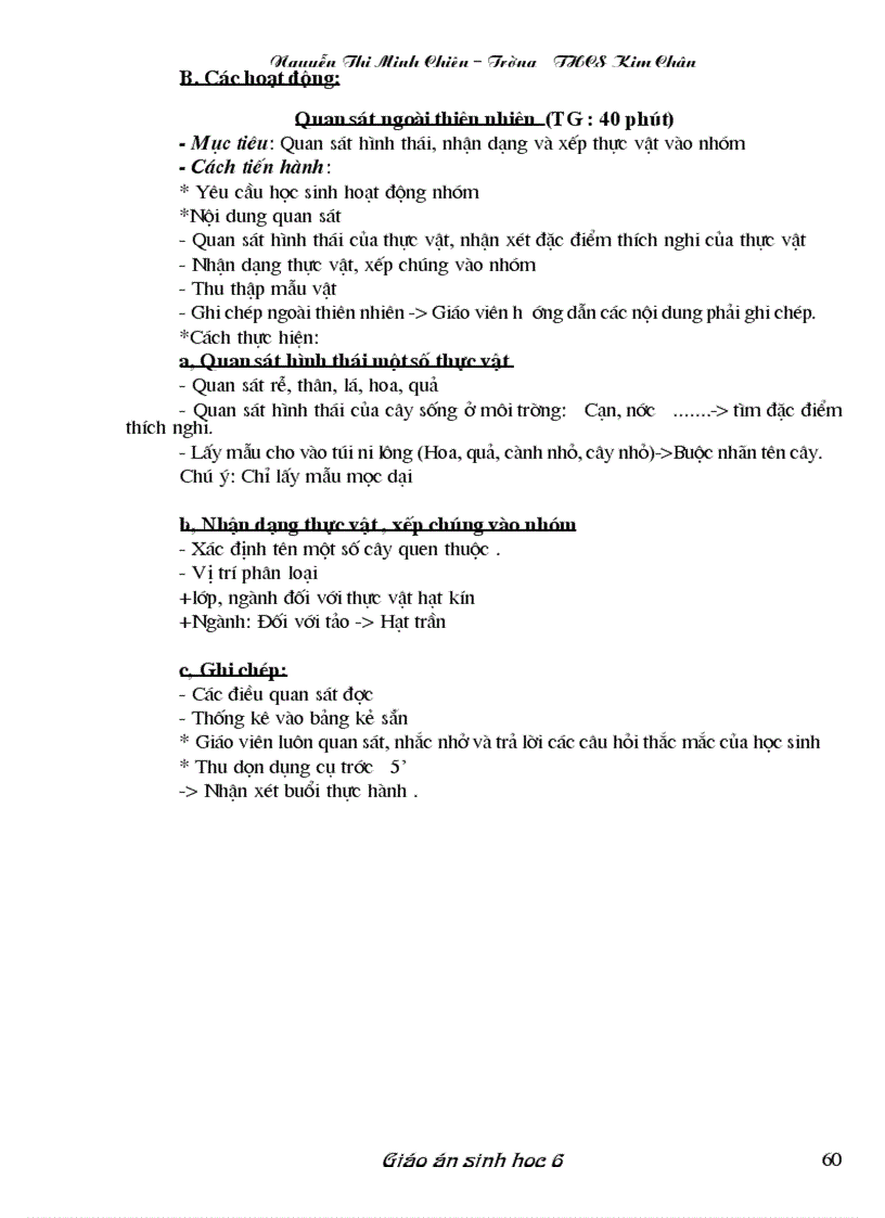 image for page Giáo án Sinh học 6 đầy đủ