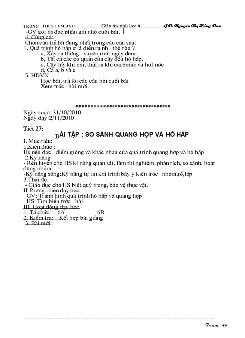 image for page Giáo án Sinh học 6 hay