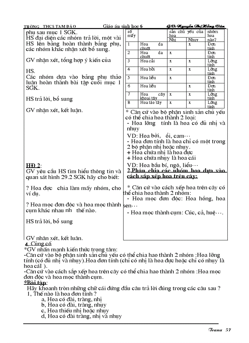 image for page Giáo án Sinh học 6 hay