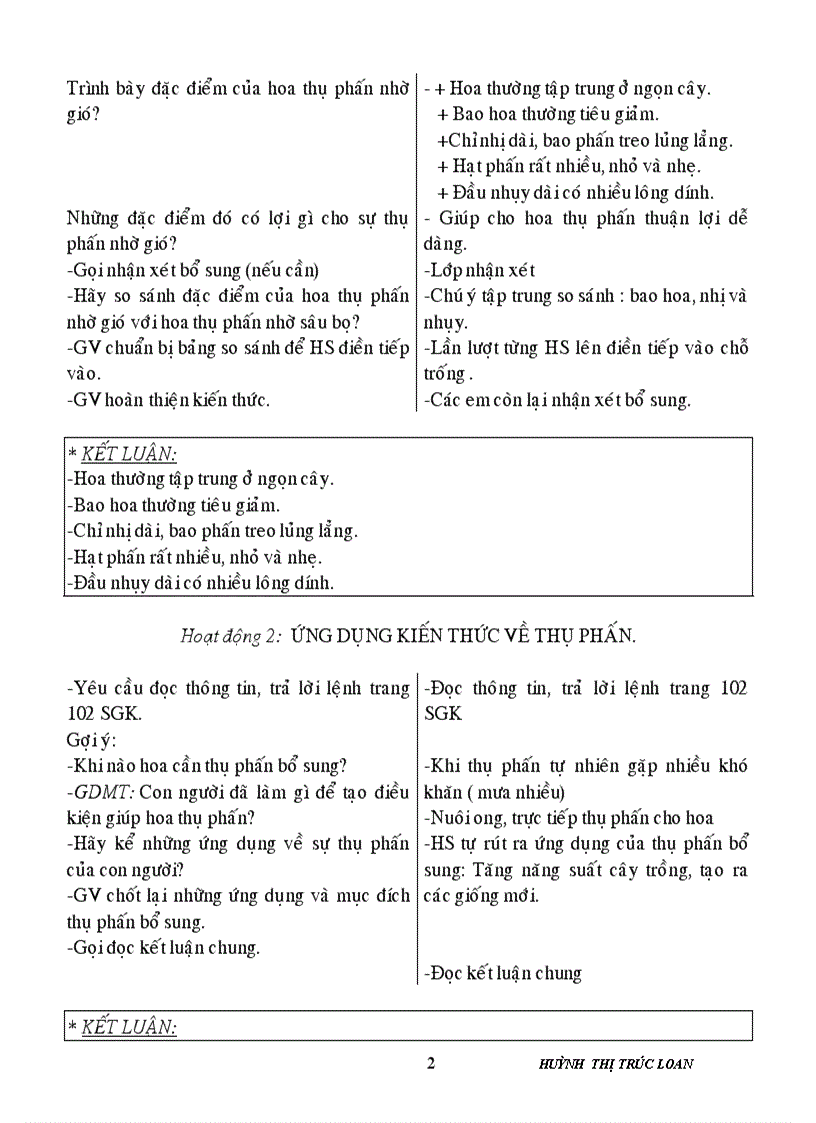 image for page Giáo án sinh học 6 HK II
