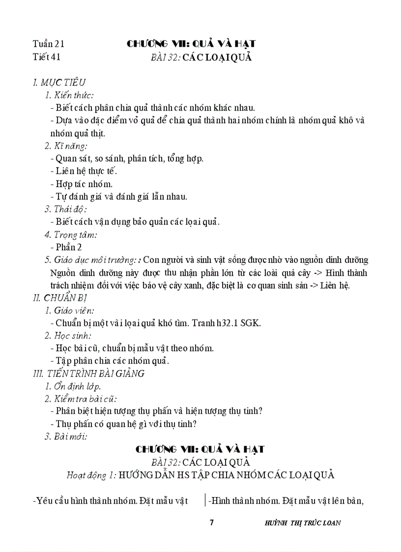 image for page Giáo án sinh học 6 HK II