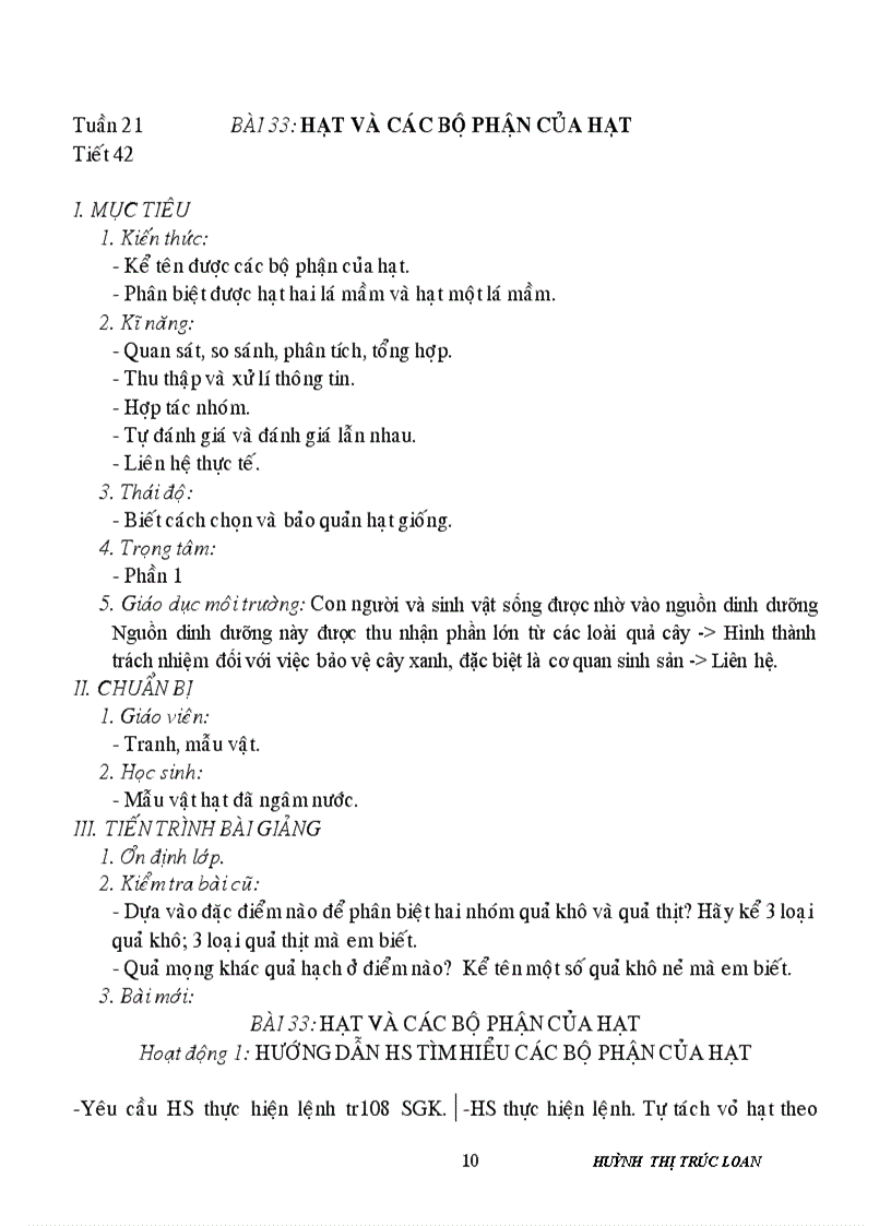 image for page Giáo án sinh học 6 HK II