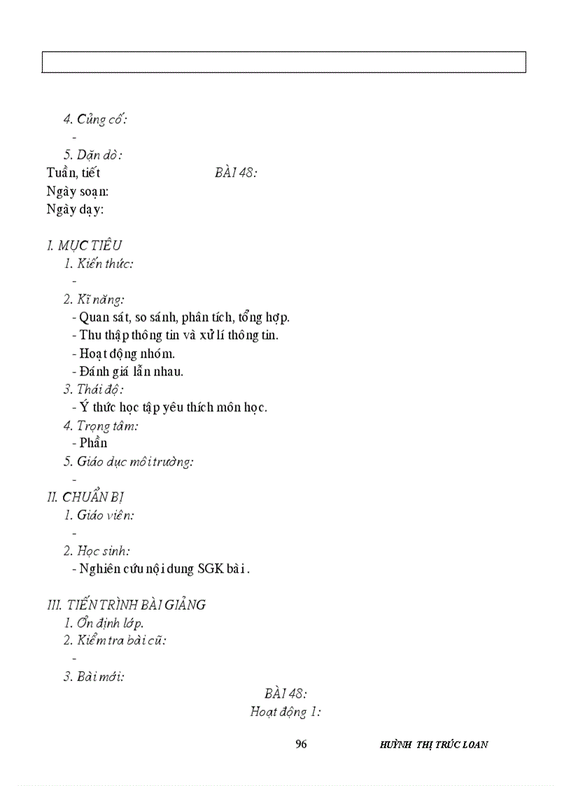 image for page Giáo án sinh học 6 HK II