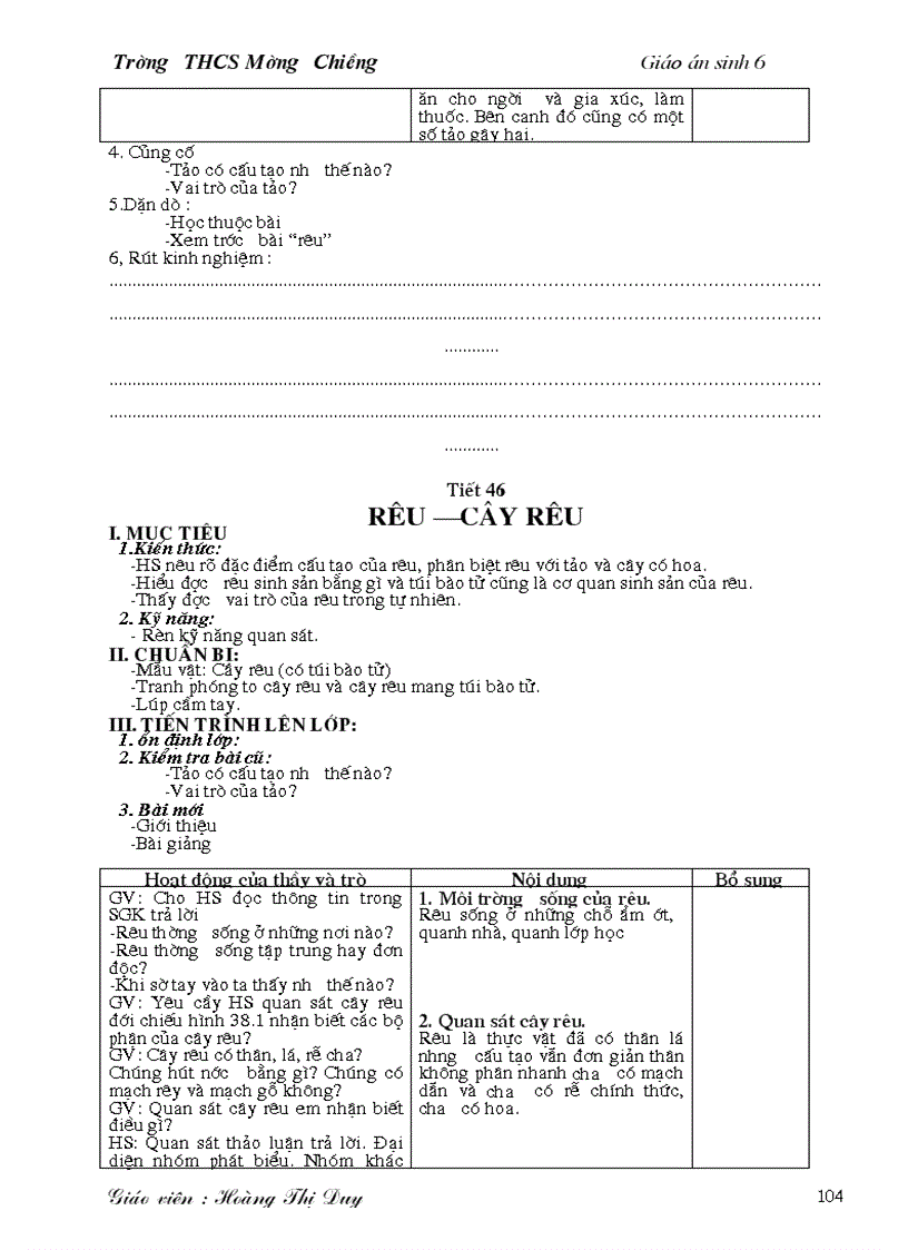 image for page Giáo án Sinh học 6 Kỳ 2 chuẩn