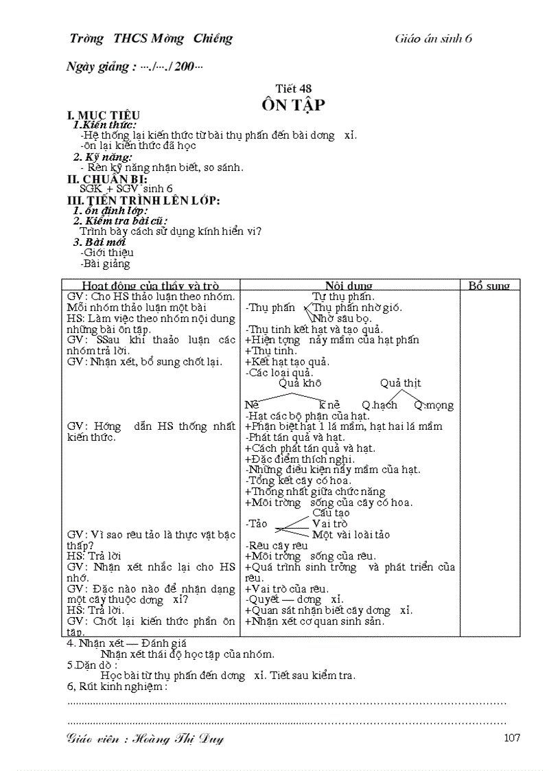 image for page Giáo án Sinh học 6 Kỳ 2 chuẩn