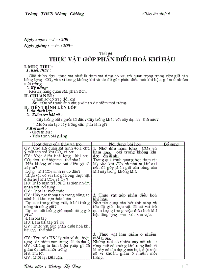 image for page Giáo án Sinh học 6 Kỳ 2 chuẩn