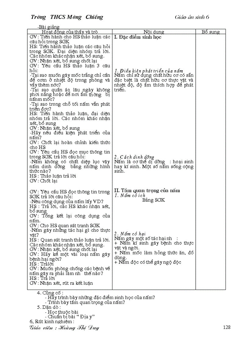 image for page Giáo án Sinh học 6 Kỳ 2 chuẩn