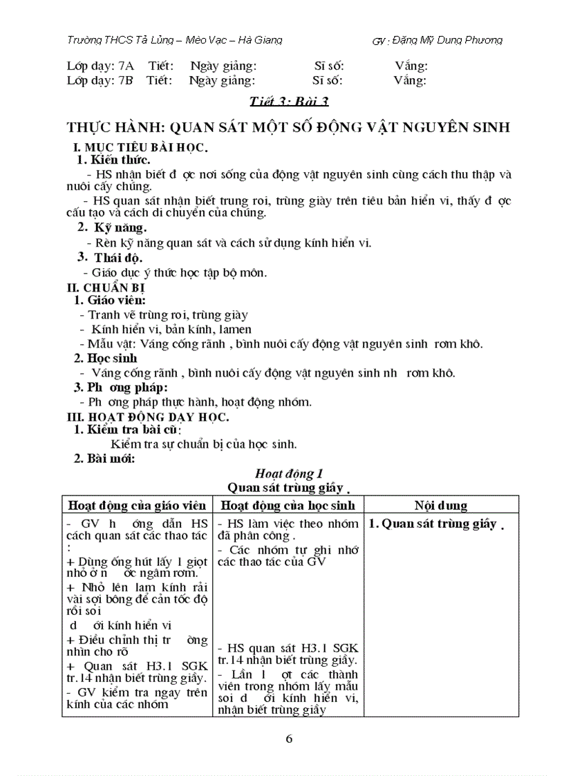 image for page Giáo án sinh học 7