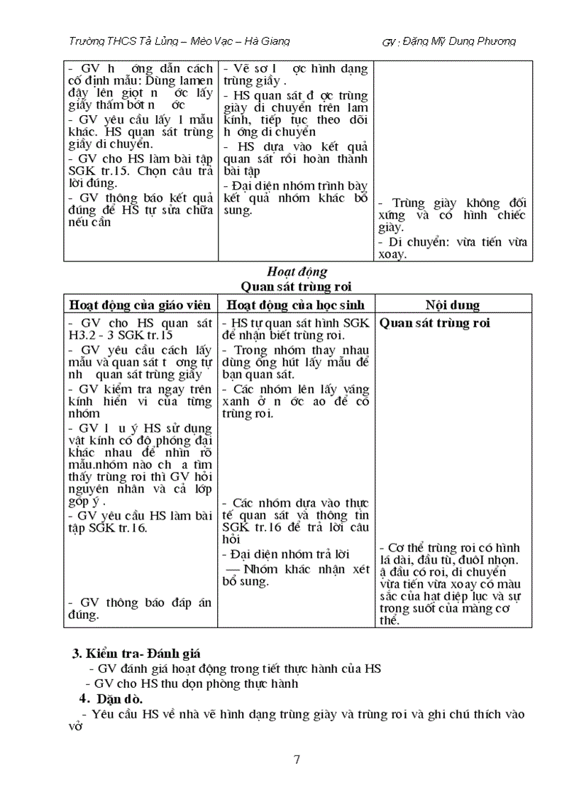 image for page Giáo án sinh học 7