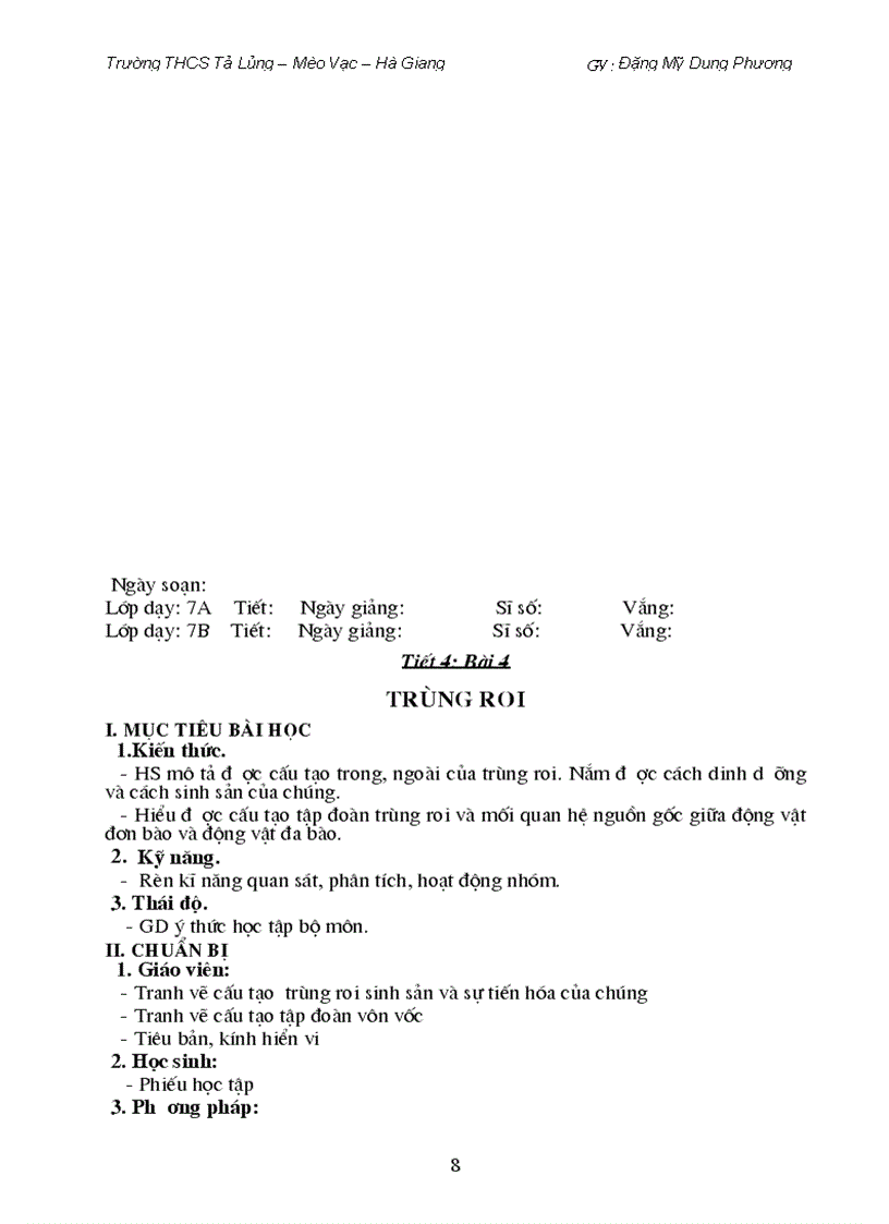 image for page Giáo án sinh học 7