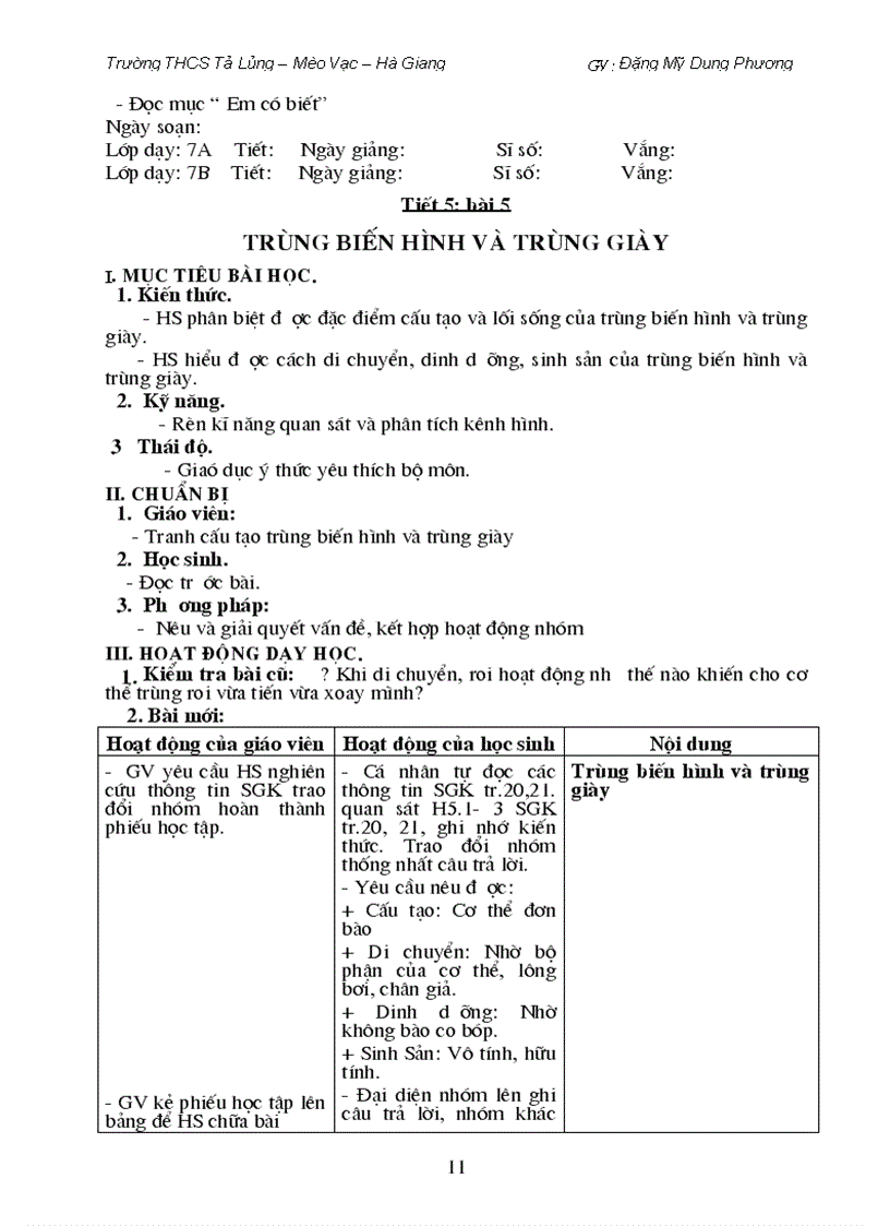 image for page Giáo án sinh học 7