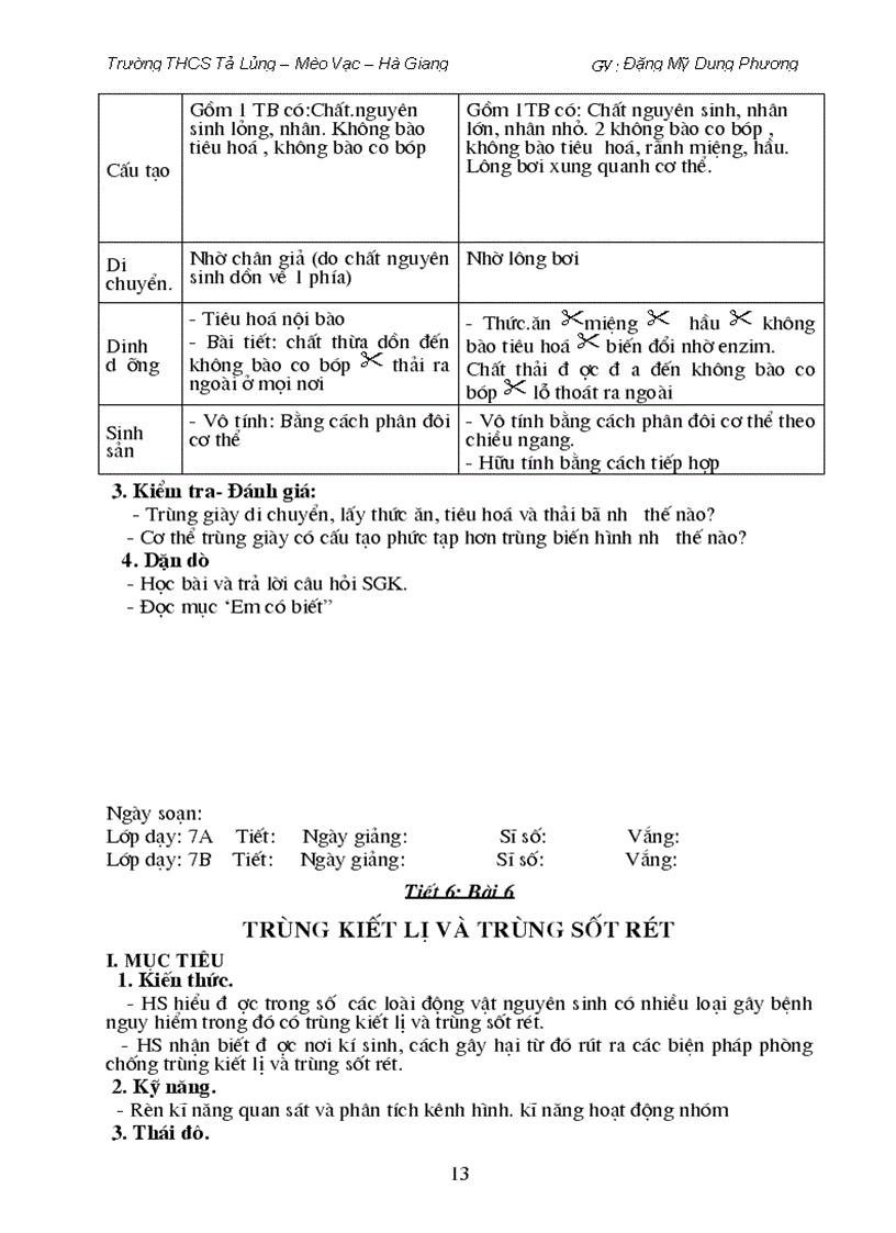 image for page Giáo án sinh học 7