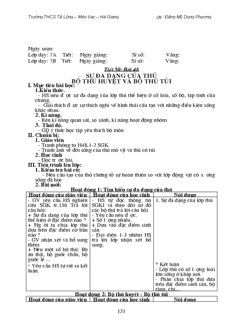 image for page Giáo án sinh học 7