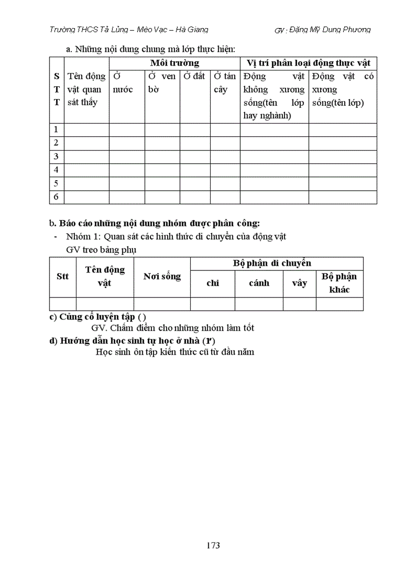 image for page Giáo án sinh học 7