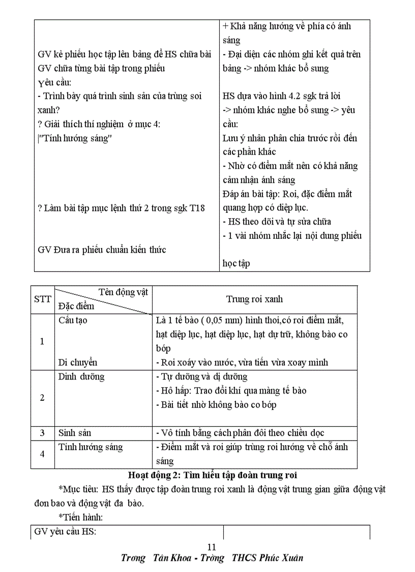 image for page Giáo Án Sinh Học 7 3 cột cả năm