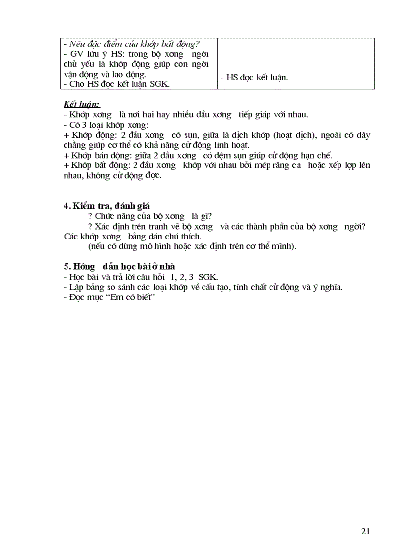 image for page Giao an sinh hoc 8 70 tiet