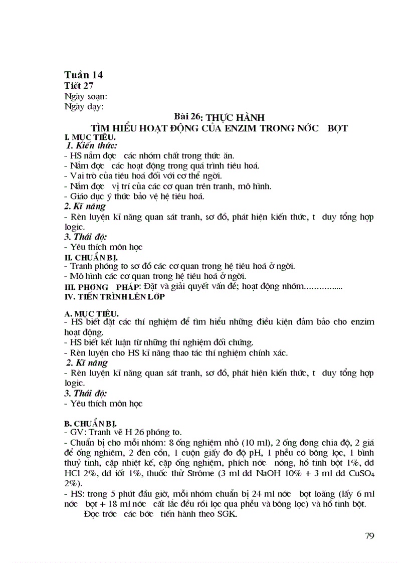 image for page Giao an sinh hoc 8 70 tiet