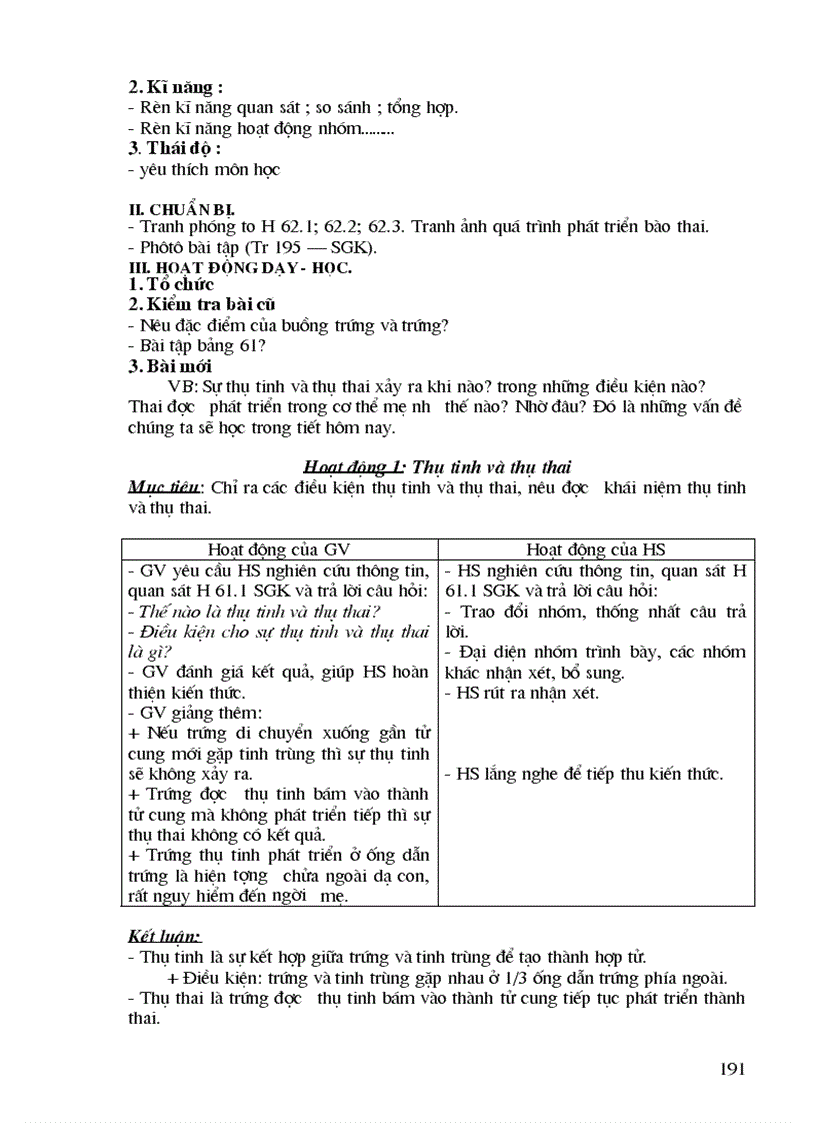 image for page Giao an sinh hoc 8 70 tiet