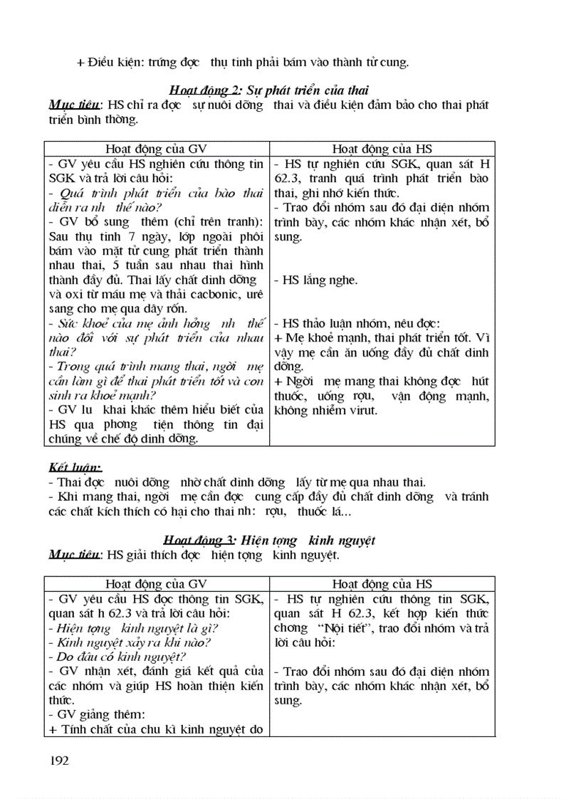 image for page Giao an sinh hoc 8 70 tiet