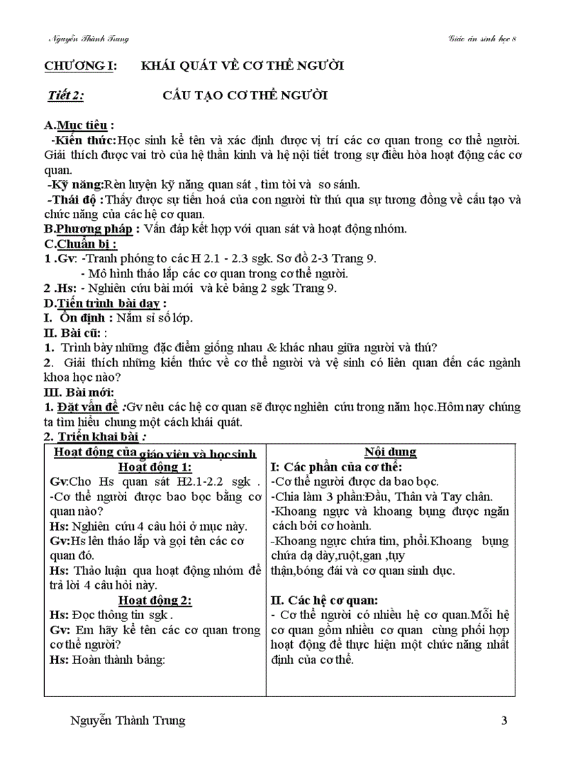 image for page Giao an sinh hoc 8 theo cktkn