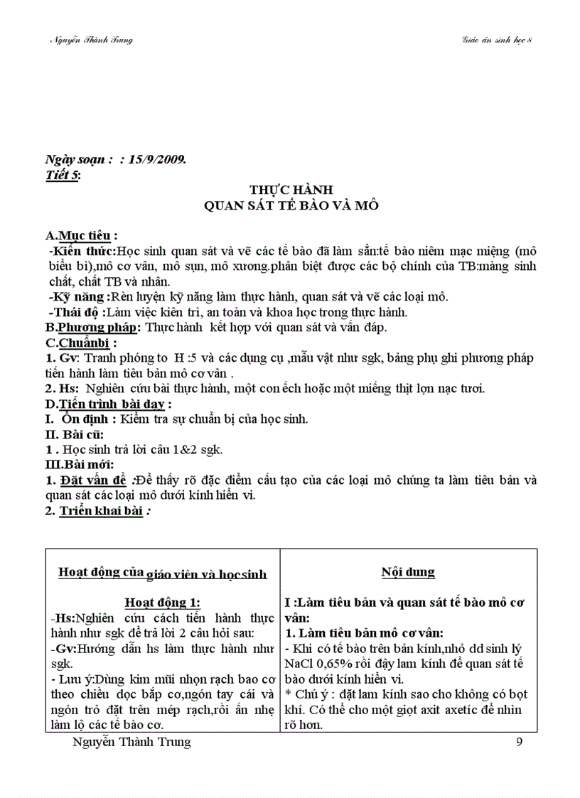 image for page Giao an sinh hoc 8 theo cktkn