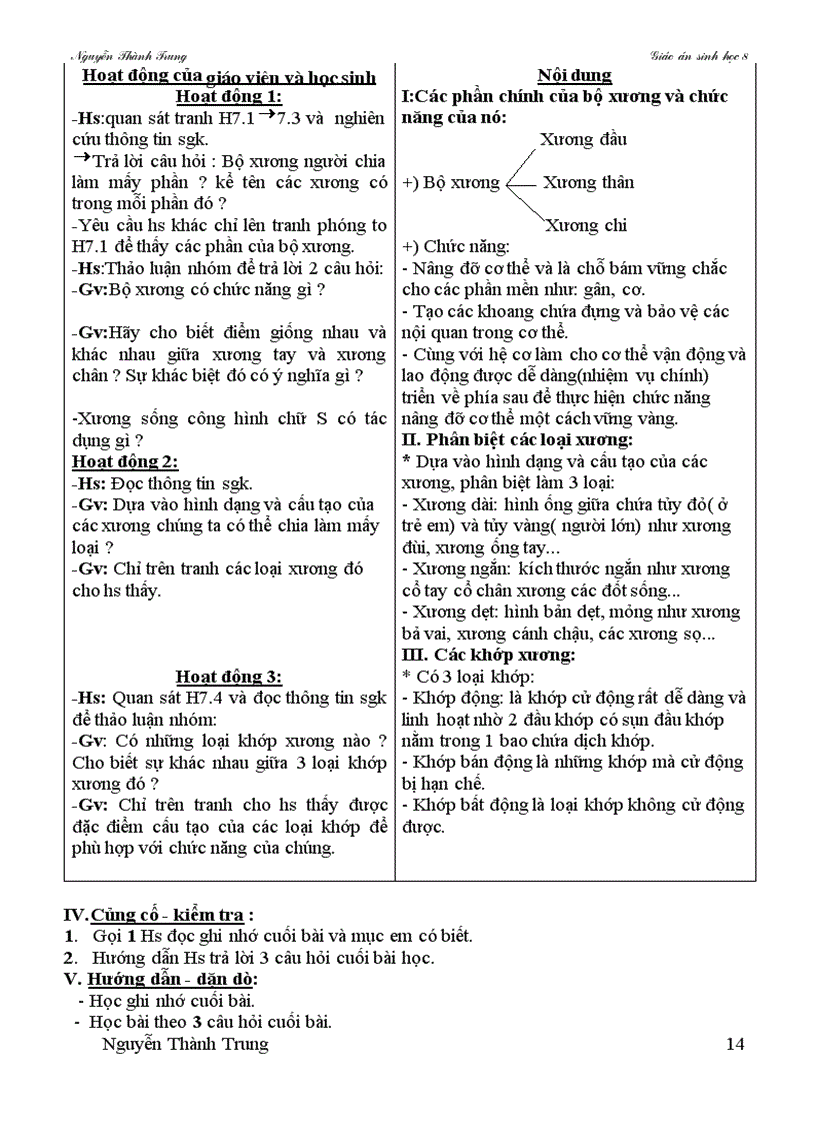 image for page Giao an sinh hoc 8 theo cktkn