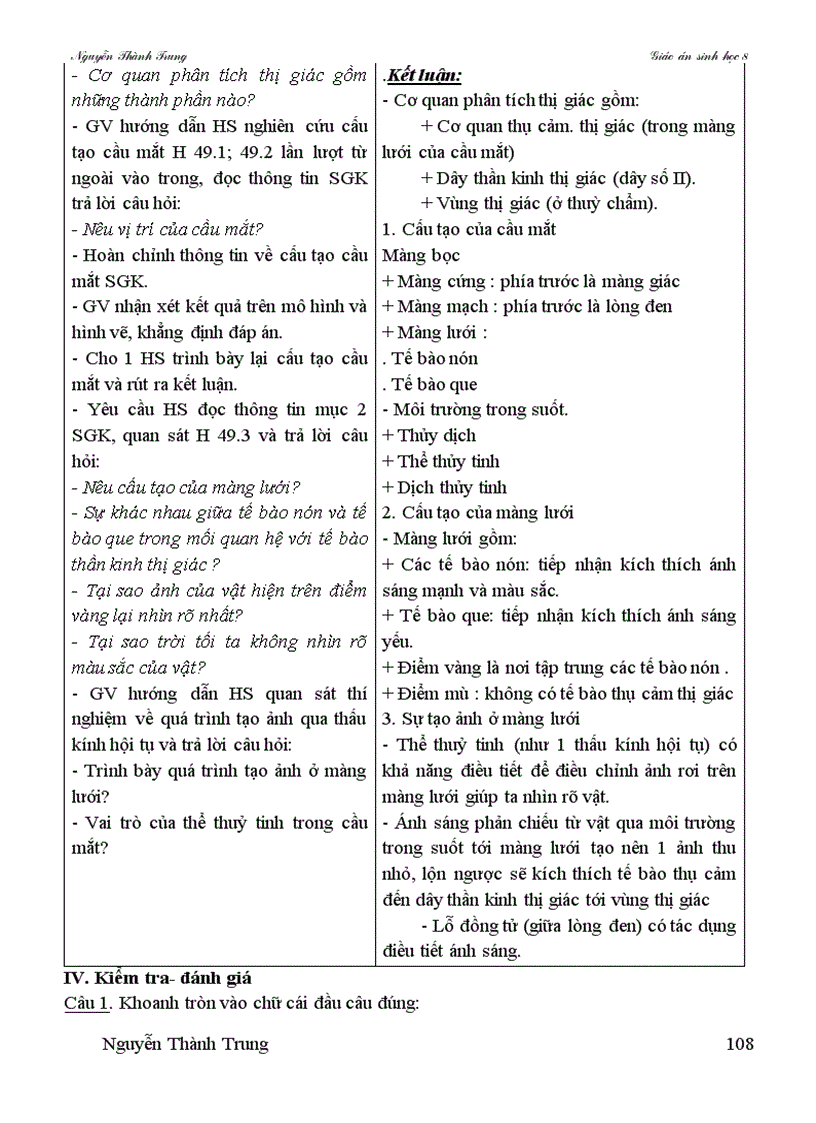 image for page Giao an sinh hoc 8 theo cktkn
